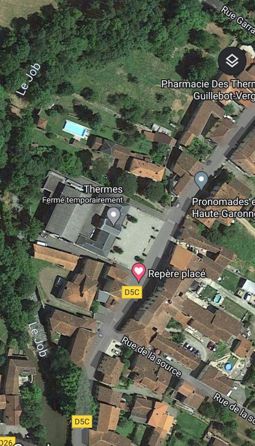 Chaleureux studio indépendant Encausse-les-Thermes Exterior foto